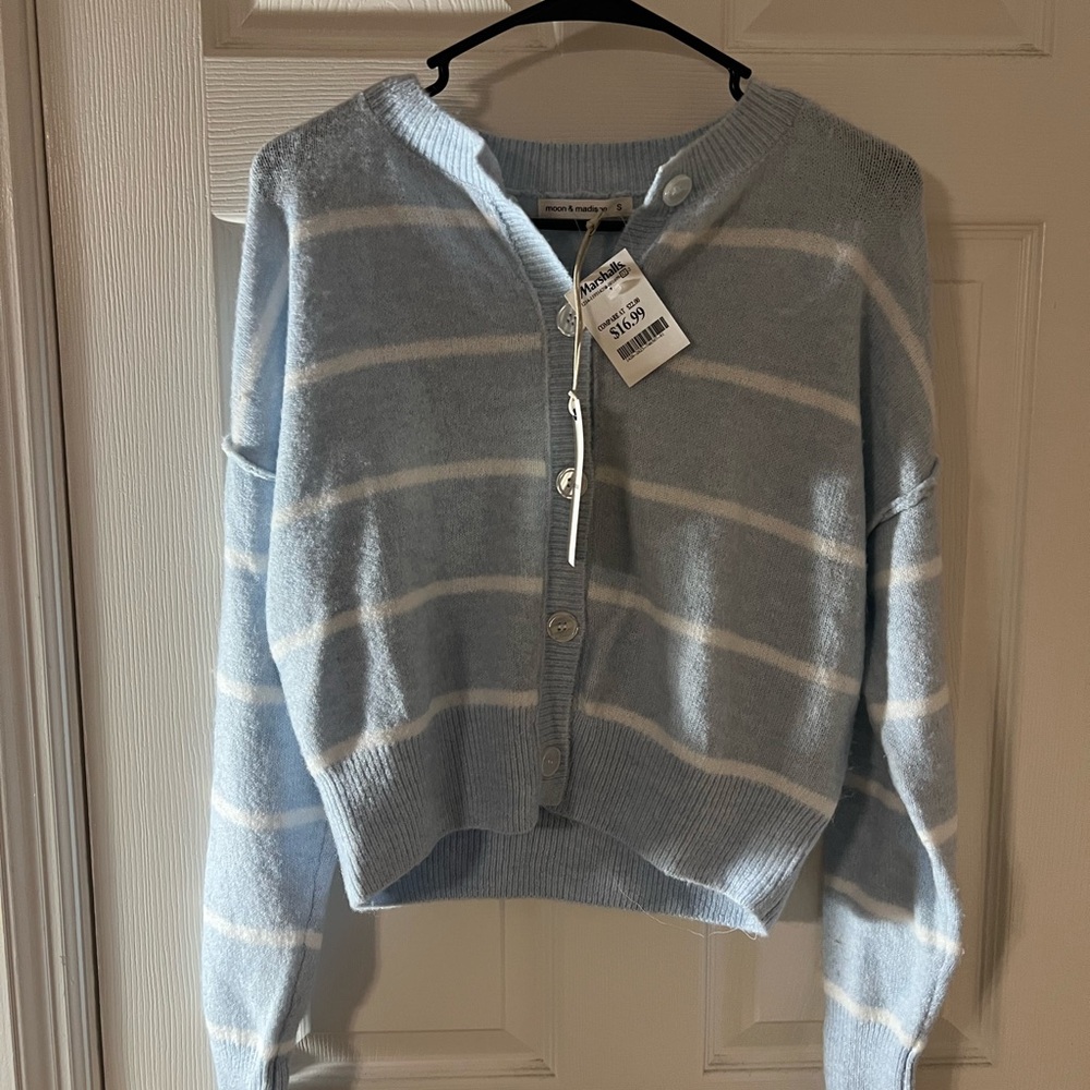 Moon & Madison Light Blue Cardigan